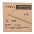 Панель ультратонкая светодиодная LightPhenomenON LT-UTP-02-IP40-40W-6500К б/д 4E - Светильники - Для общественных зданий - Магазин электротехнических товаров Проф Ток